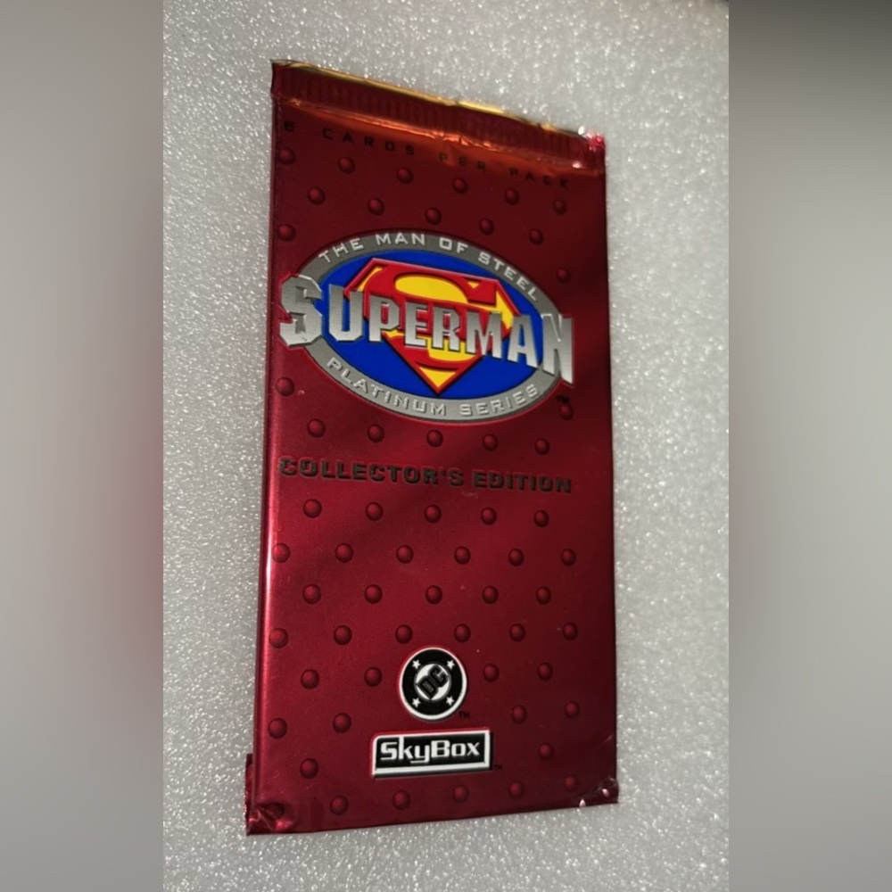 SUPERMAN PLATINUM SERIES '94 COLLECTOR'S EDITION SKYBOX 1 PACK 1994 NIP